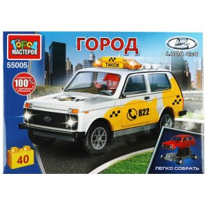 Конструктор LADA 4x4 ТАКСИ 40 дет 55005-KK