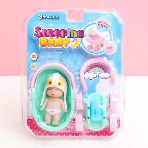 Пупс Малыш с коляской с аксессуарами МИКС 5221011