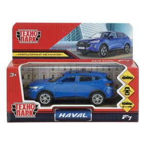 Машина металл HAVAL haval f7 длина 12 см дв багаж инер синий в кор F7-12-BU