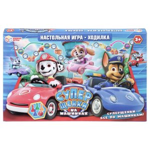 Настольная игра ходилка Суперщенки 217х330х27мм