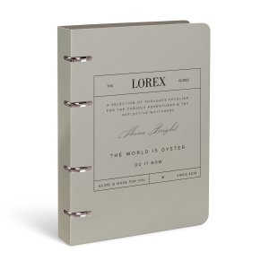 Тетрадь со сменным блоком 120 л А5 клетка на кольцах  LETTERS OF NOTES мел карт софт тач LXNBCL-LOF