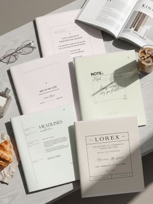 Тетрадь  48л А5 клетка LETTERS OF NOTES мел карт двойная обложка LXCBCL-LOF