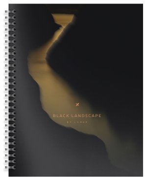 Тетрадь  48л А5 клетка гребень LOREX BLACK LANDSCAPE LXCBRCL-BL