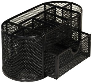 Подставка д/канц 105х220х110 мм черный металл IF-MO9-BLK
