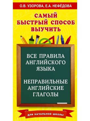 *Самый быстрый способ выучить Все правила англ яз и неправ англ глаголы Для нач шк
