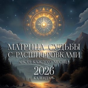 Кал 2026 Настен Матрица судьбы с расшифровками Аркан каждого месяца 