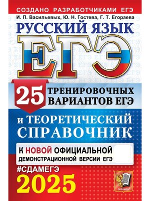 *ЕГЭ Рус яз 2025 25 Тренир вар и Теоретич справочник