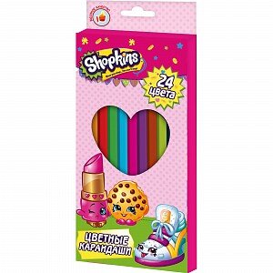 Карандаши 24цв Shopkins 31812