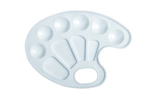 Палитра для красок белая П-01