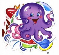 Комп фигурных украшений Веселые морские обитатели КМ-10416