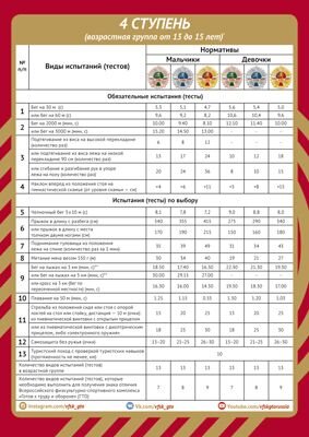 Плакат ГТО 4 Ступень ГТО-11441