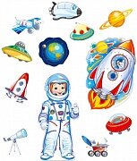 Оформительский набор Космос КМ-13618 