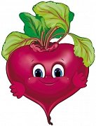 Плакат фигурный мини Свекла ФМ1-14009 