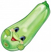 Плакат фигурный мини Кабачок ФМ1-14078