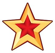 Украшение Звезда патриотическая М-13225