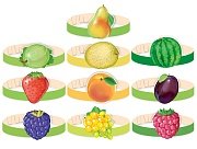 Комплект ободков Фрукты и ягоды 10 видов КМА-17076