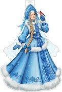 Плакат фигурный Снегурочка Ф-17476