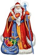 Плакат фигурный Дед Мороз Ф-17477