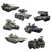 Комплект украшений Военная техника 7 шт КМ-17982