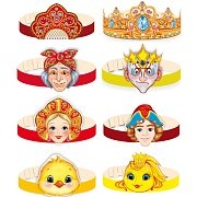 Комплект ободков Персонажи сказок 8 шт КМА-17960