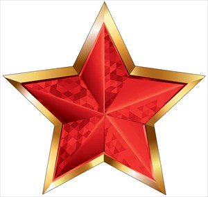 Украшение на скотче Звезда 3000636