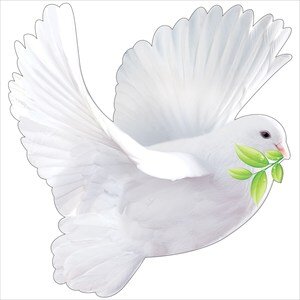 Украшение Голубь с веточкой 3000746