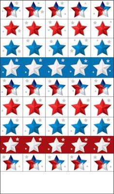 Наклейка оценка Звездочки 0200819