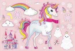 Оформительская наклейка Волшебное царство единорога