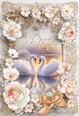 Открытка С Днем Свадьбы 7101097