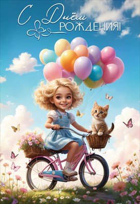 Открытка С Днём Рождения дет