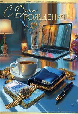 Открытка С Днем Рождения муж