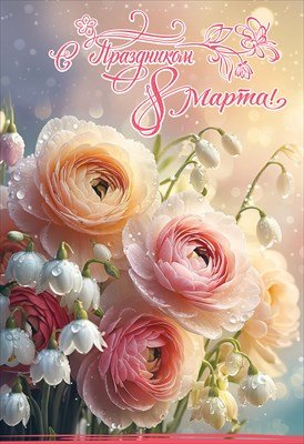 Открытка С Праздником 8 Марта 8100883
