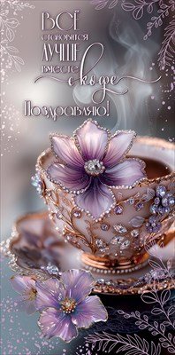 Конверт Всё становится лушче Поздравляю жен 5.0000586