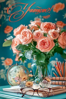 Открытка Учителю