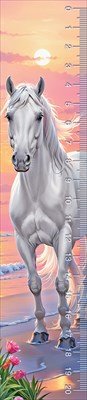 Закладка линейка Белая лошадь