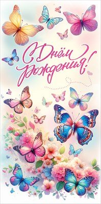 Конверт С Днём рождения жен 5.0001432