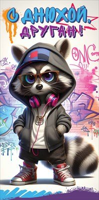 Конверт С Днюхой друган дет 5.0000156