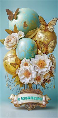 Конверт С Юбилеем жен 5.0001742