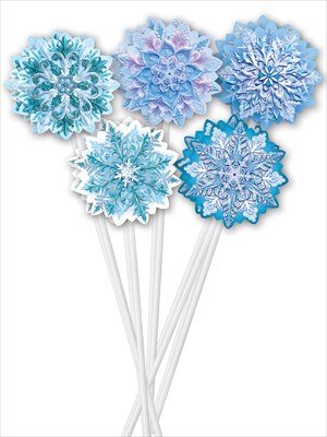 Набор флажков Снежинки 5 видов по 2 шт 5.0001780