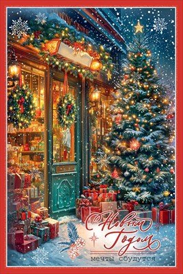 Открытка С Новым годом Мечты сбудутся 5.0001675