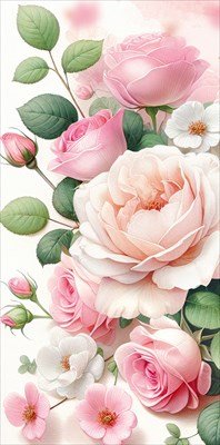 Конверт Без надписи Розы жен 5.0001840