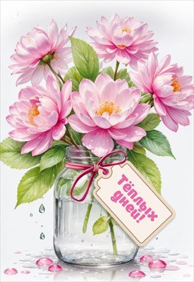 Бирка двойная Тёплых дней 5.0001844