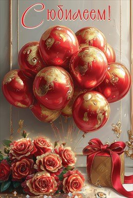 Открытка С Юбилеем жен 5.0000553