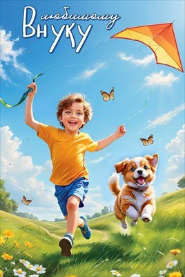 Открытка Любимому Внуку 5.0001429