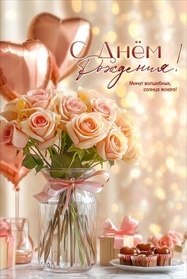 Открытка С Днём рождения Минут волшебных жен 5.0001909