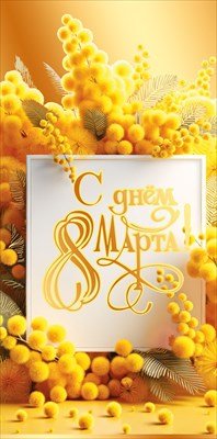 Конверт С Днем 8 Марта 5.0002244