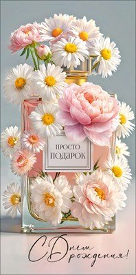 Конверт Просто подарок С Днём рождения жен 5.0002412