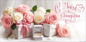 Конверт С Днём Свадьбы 5.0002558