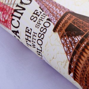 Упаковочная бумага Эйфелева башня 70х100см 80гр 1188-005