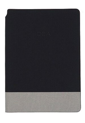 Ежедневник 256стр недатир А5 Ляссе Черный отд для ручки Кожзам С6372-03